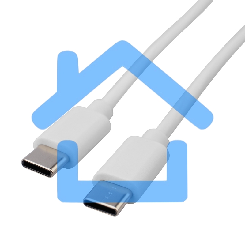 Кабель Type-C - Type-C 2A/1m/PVC/белый/Rexant