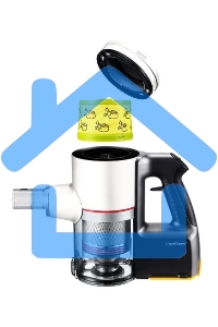 Пылесос вертикальный LG A9N-PRIME белый, питание от аккумулятора, 160 Вт, уборка сухая, пылесборник 0.44 л, работа от АКБ max 50 мин