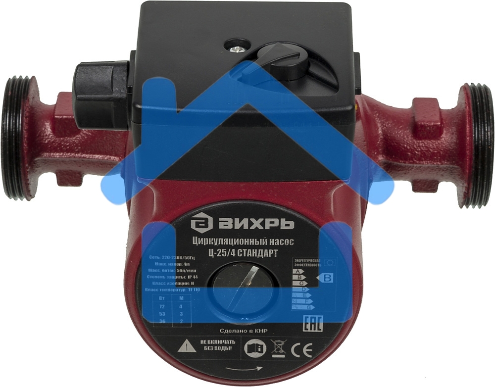 Циркуляционный насос Вихрь Ц-25/4 СТАНДАРТ 68/7/6