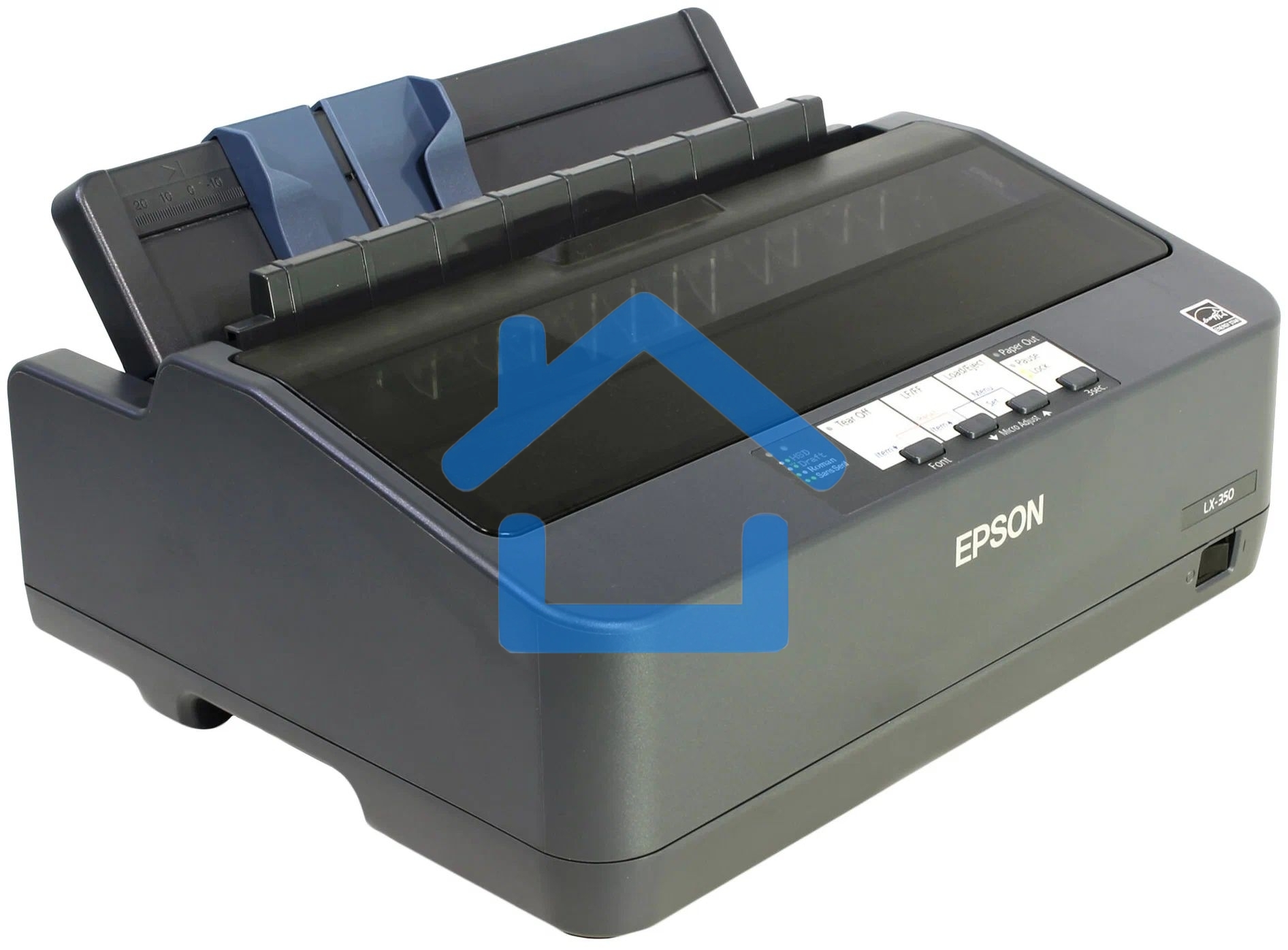 Принтер матричный Epson LX-350 (C11CC24031/C11CC24032), (А4, 357 cps (12 cpi), USB, LPT, COM)