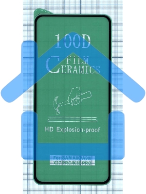 Керамическая пленка (стекло) для Xiaomi Redmi K30 черный