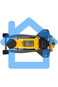 Домкрат гидравлический подкатной Denzel 3 т, 125-470 мм, быстрый подъем, проф. 51260