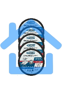 Круг отрезной по металлу, 230 х 2,0 х 22,2 мм, WA36TBF, в метал.банке, 5 шт. Gross