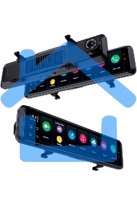 Видеорегистратор TrendVision aMirror 15 Android UNIVERSE черный 1080x1920 1080p 140гр. GPS внутренняя память:64Gb UIS8581A