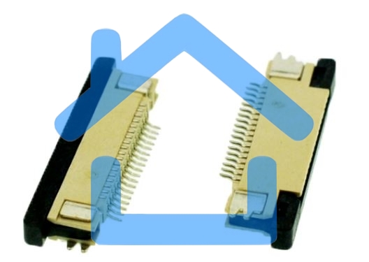 Разъем FPC Half Coverage Bottom Contact 0.5K-BX-16PWB 16 pin высота 2мм шаг 0,5мм