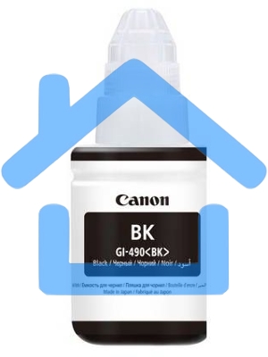 Чернила Canon GI-490BK 0663C001 черный для Canon Pixma G1400/2400/3400 (135мл)