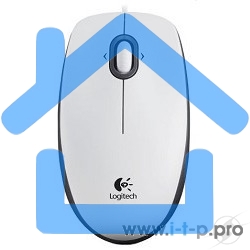Мышь проводная Logitech M100 белый, 1000 dpi, USB, кнопки - 3