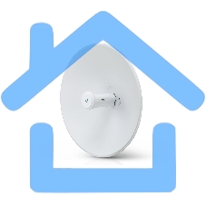 Точка доступа Ubiquiti PBE-2AC-400-EU Радиоустройство 2.4 ГГц, PtP/CPE, airMAX ac, MIMO 2х2, 18 дБи, 27 дБм