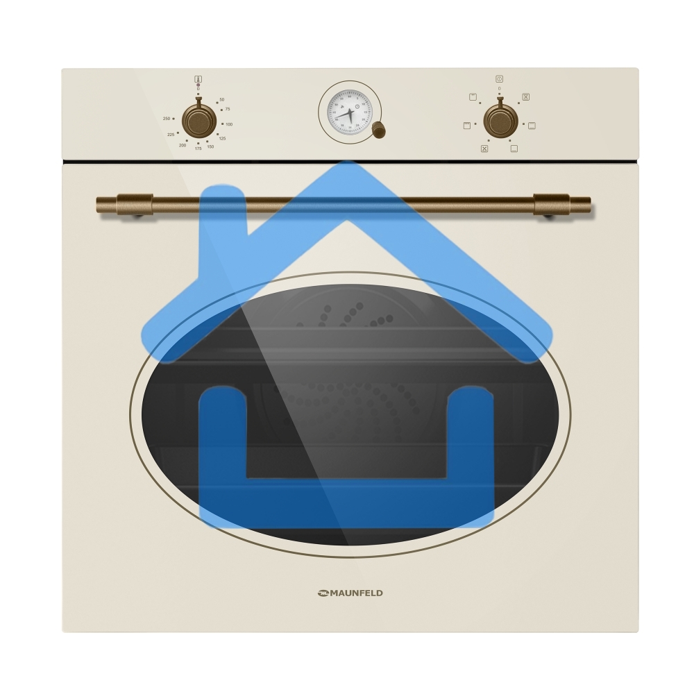 Шкаф духовой электрический Maunfeld EOEFG.566RIB.RT, встраиваемый