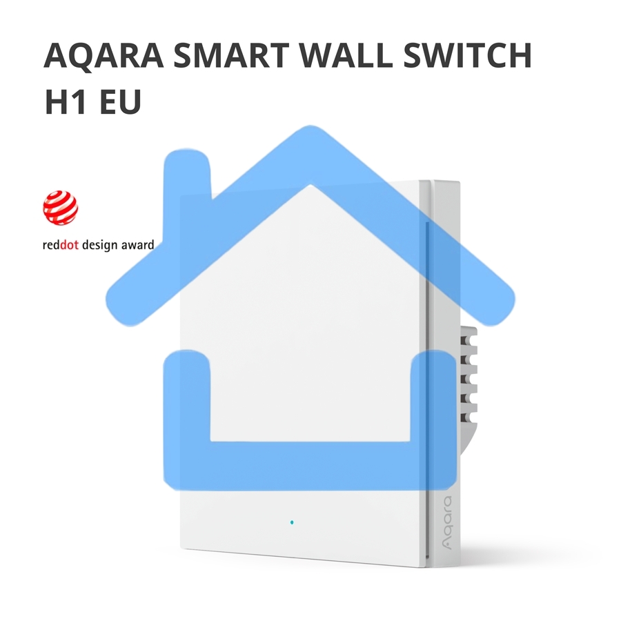 Умный выключатель одноклавишный Aqara Smart Wall Switch H1 (WS-EUK01)