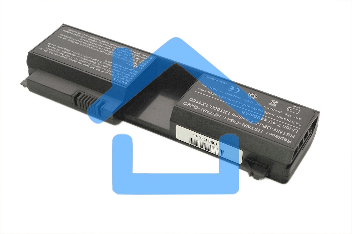 Аккумуляторная батарея для ноутбука HP Compaq Pavilion TX1000 4400mAh OEM черный