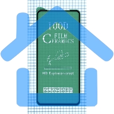 Керамическая пленка (стекло) для Xiaomi Redmi K30 Pro черный