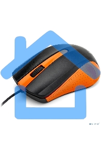 Мышь проводная ExeGate Professional Standard SH-9030BO черный/оранжевый, 1200 dpi, USB, кнопки - 3