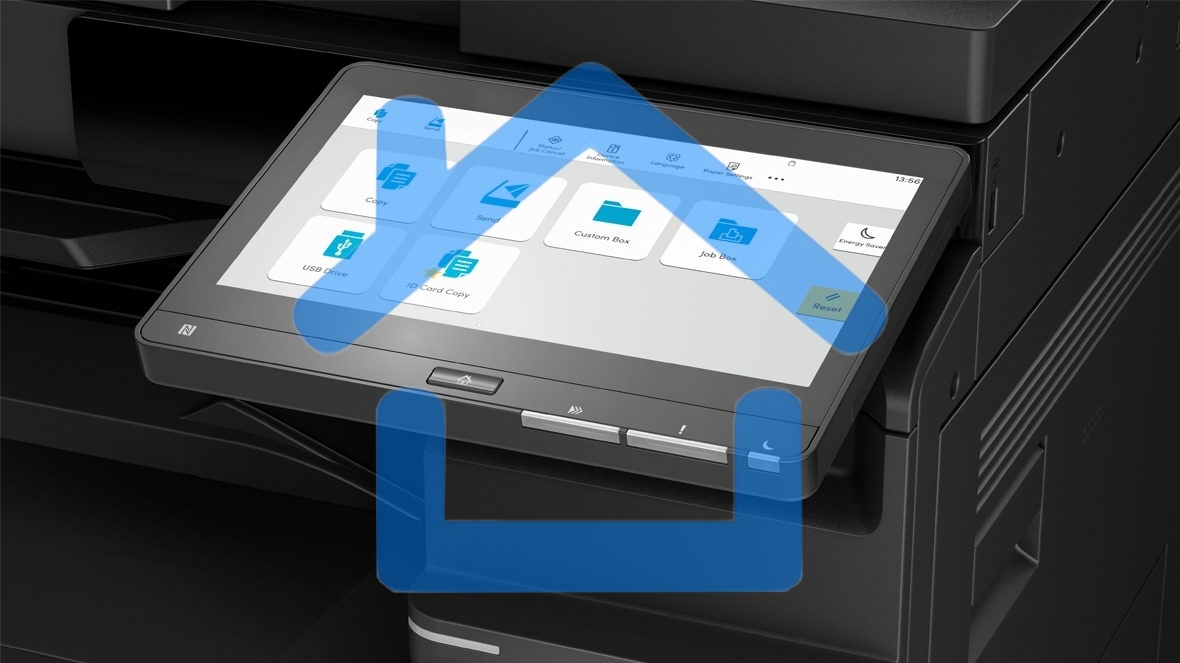 МФУ лазерный Kyocera TASKalfa 5004i Требуется запуск АСЦ (1102YS3NL0), A3, ч/б, печ. до 50 стр/мин. (А4) до 25 стр/мин. (А3), скан. до 80 стр/мин., 1200 x 4800 dpi (печать) 600x600 dpi (скан.), USB, RJ-45, NFC, Air Print, Mopria