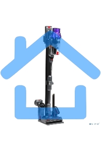 Пылесос вертикальный Redmond VH-1319 серый, питание от аккумулятора, 450 Вт, уборка влажная/сухая, пылесборник 0.6 л (работа от АКБ max 75 мин)