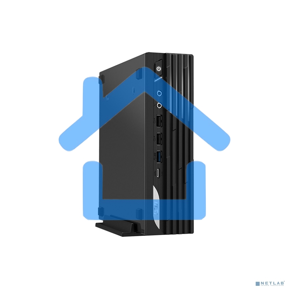 Мини-ПК MSI Pro DP21 13M Mini Core i3-14100 (3.5GHz), NoMemory, noHDD, noSSD, Intel UHD Graphics 730, noDVD, WiFi, BT, 120W, VESA, COM Port, no keyboard&mouse, noOS, 1y war-ty (936-B0A431-237)