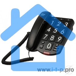 Телефон проводной Ritmix RT-520 черный