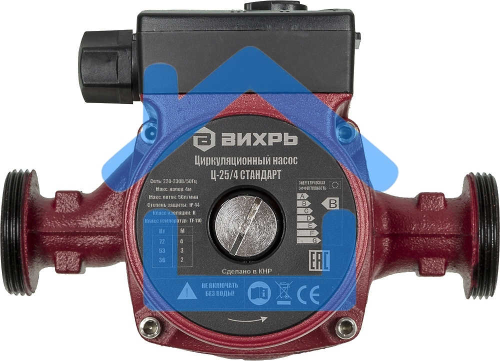 Циркуляционный насос Вихрь Ц-25/4 СТАНДАРТ 68/7/6