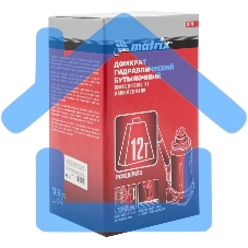 Домкрат Matrix гидравлический бутылочный 12 т h подъема 230–465мм master