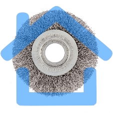 Щетка для УШМ СИБРТЕХ 100 мм, посадка 22,2 мм, плоская, витая проволока 746487