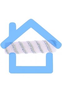 Валик сменный Водные краски, 250 мм, ворс 12 мм, D - 48 мм, D ручки - 8 мм, полиэстер Сибртех