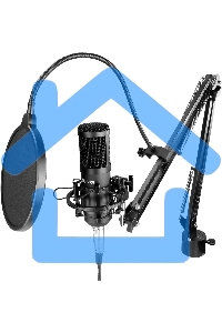 Микрофон проводной Оклик SM-600G 2.5м черный