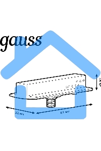 Адаптер Gauss TR126 черный