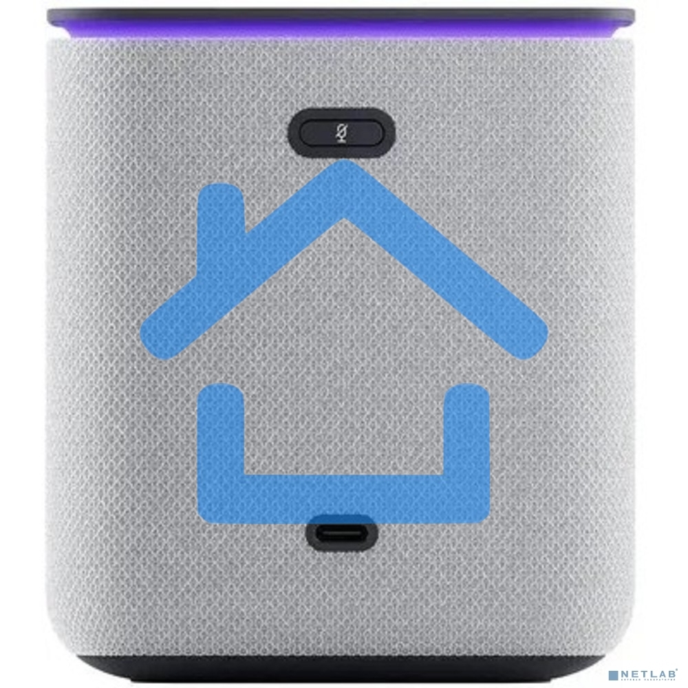 Умная колонка Яндекс Станция Миди, ZigBee, 24Вт, с голосовым ассистентом Алиса на YaGPT, серый