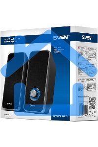 Акустическая система 2.0 SVEN 325, черный, USB, мощность 2x3 Вт(RMS) SVEN 325, черный, USB, акустическая система 2.0, мощность 2x3 Вт(RMS)