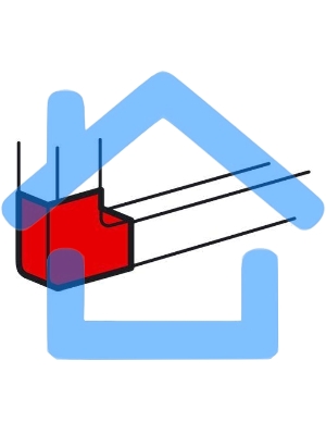 Плоский угол 90° - для кабель-каналов Metra 100x50