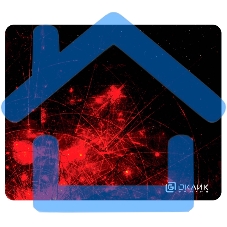 Коврик для мыши Oklick/Оклик OK-F0252 рисунок/красные частицы 250x200x3мм Коврик для мыши Oklick/Оклик OK-F0252 рисунок/красные частицы 250x200x3мм