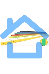 Термоусадочная трубка ТТУ 10/5 желто-зеленая 1 м UDRS-D10-1-K52 IEK