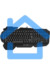 Клавиатура A4Tech Bloody B310N черный USB Multimedia for gamer LED (подставка для запястий) (B310N)