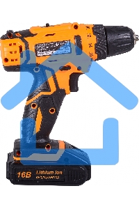 Дрель-шуруповерт Вихрь ДА-16Л-2КА 72/14/49, Аккумуляторная, 16В, 2 АКБ, Кейс