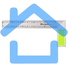 Угольник, 300 мм, металлический Сибртех