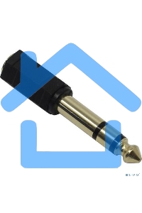 Переходник аудио Exegate EX284949RUS EX-AA-3F6M (6.35мм Jack M/3.5мм Jack F)