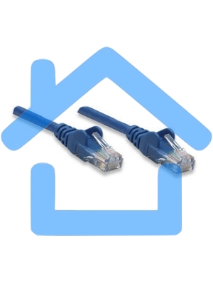 Патч-корд UTP кат. 5e, 0.5м ExeGate синий