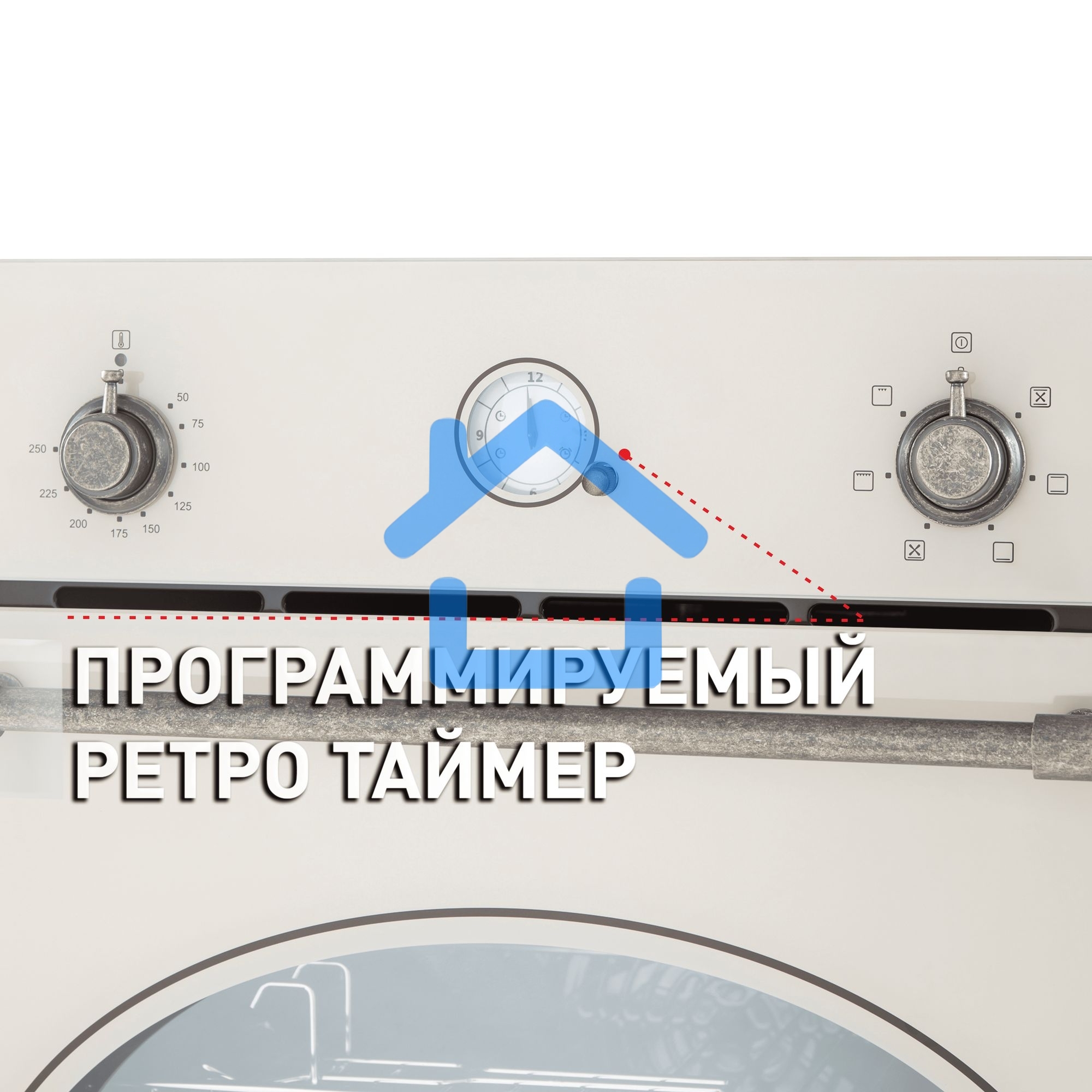 Шкаф духовой электрический Maunfeld EOEFG.566RIB.RT, встраиваемый