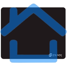 Коврик для мыши Oklick/Оклик OK-F0283 черный 280x225x3мм Коврик для мыши Oklick/Оклик OK-F0283 черный 280x225x3мм