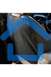 Накидка защитная Rexant на спинку переднего сиденья (60х50 см), ткань Оксфорд черного цвета