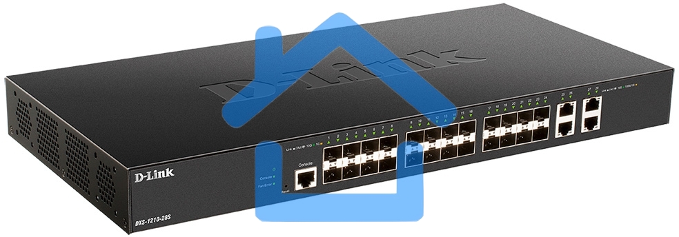 Коммутатор D-Link DXS-1210-28S DXS-1210-28S/A1A 4x10G 24SFP+ настраиваемый