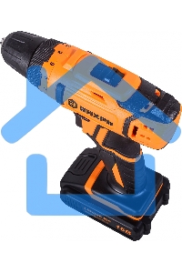 Дрель-шуруповерт Вихрь ДА-16Л-2КА 72/14/49, Аккумуляторная, 16В, 2 АКБ, Кейс