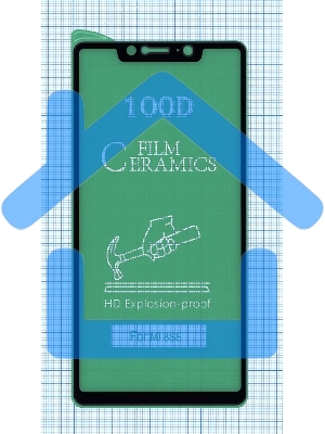 Керамическая пленка (стекло) для Xiaomi Mi 8SE черный