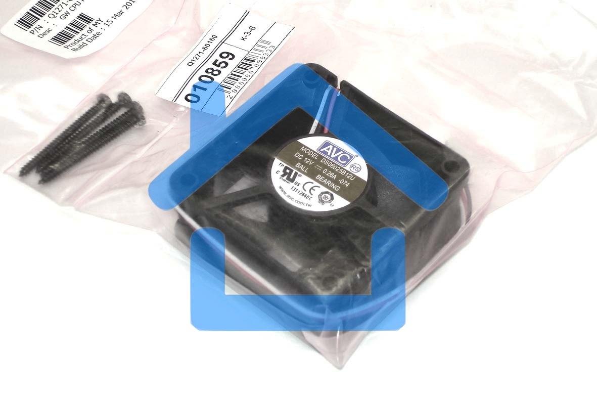 Вентилятор в сборе Q1271-60160 HP DJ 4500/Z6100 (O)