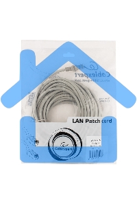 Патч-корд UTP Cablexpert кат.5e, 7.5м, литой, многожильный (серый)