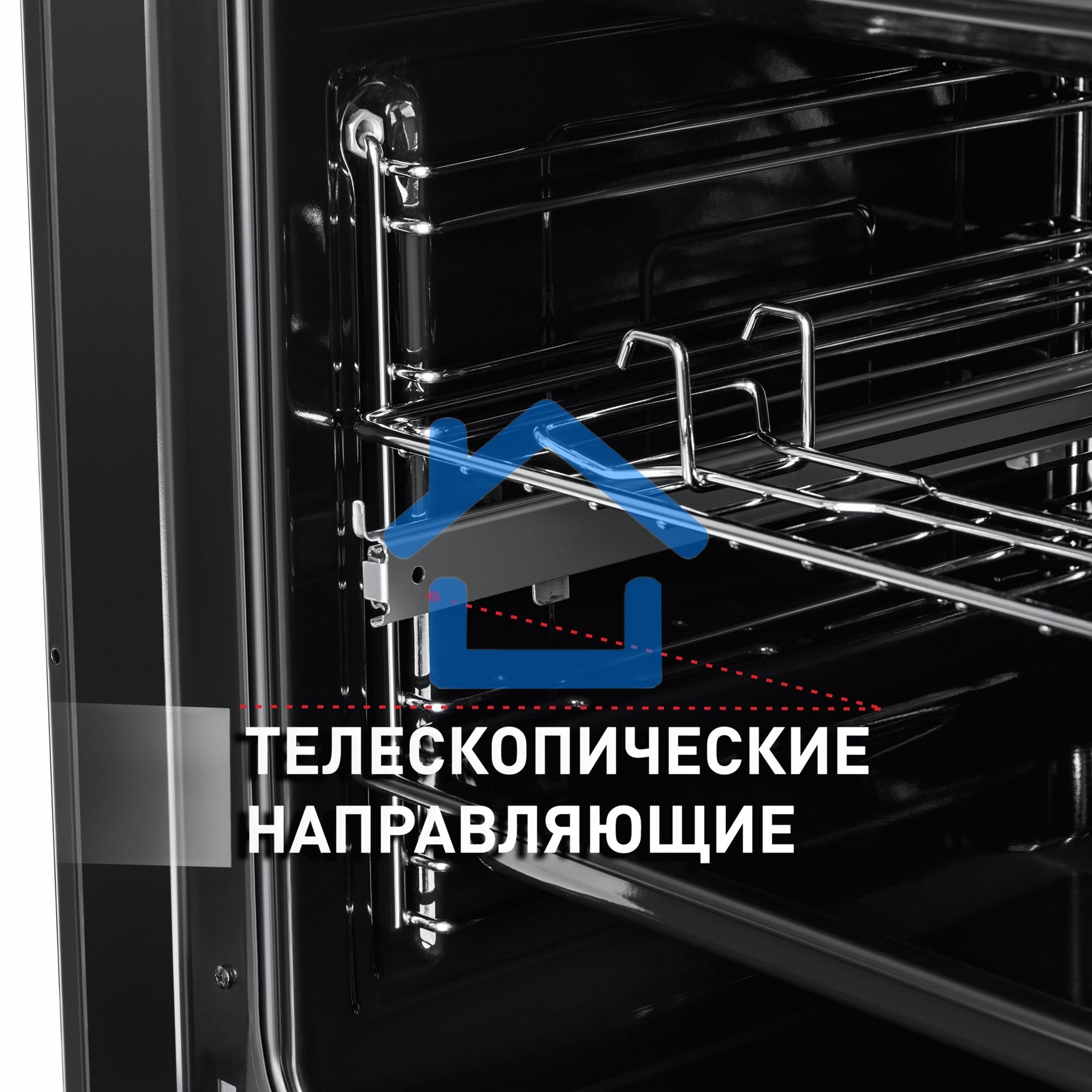 Шкаф духовой электрический Maunfeld EOEFG.566RIB.RT, встраиваемый