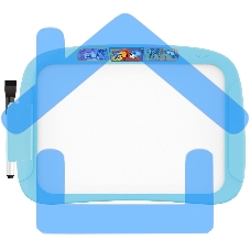 Доска магнитно-маркерная Deli EH50002 Super Wings магнитно-маркерная, лак, синий 20.5x28.6см пластик рама