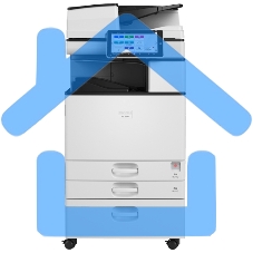 МФУ лазерное Ricoh IM 2500 (418832), A3, ч/б, печ. 25 стр/мин., скан. до 80 стр/мин., 1200 x 1200 dpi (печать) 600 x 600 dpi (скан.), USB, Ethernet