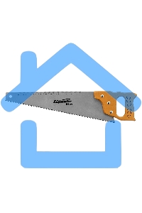 Ножовка по дереву Sparta 450 мм, 7-8 ТРI, каленый зуб, линейка, деревянная рукоятка