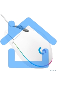 Мышь проводная Logitech G102 LIGHTSYNC белый, 8000 dpi, USB, кнопки - 6